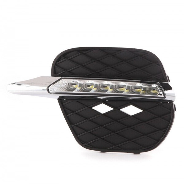For BMW E70 X5 2011-2012 Fog Decoration cover DRL daytime running LED light