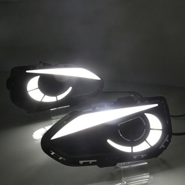 Car LED DRL Daylihgts For Honda Fit Jazz 2017 2018 