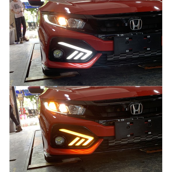 Car LED DRL Daylight For Honda Civic Hatchback 2016 - 2020