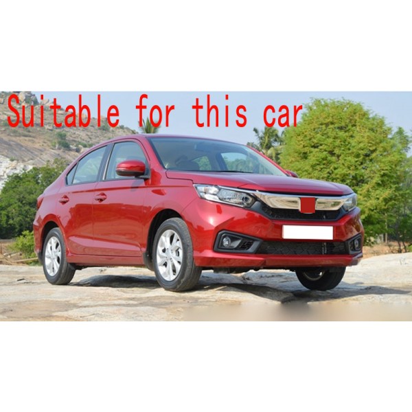  For Honda AMAZE 2018 2019 LED Daytime Running Lights DRL with Fog lamp hole Yellow Turn Signal lamp