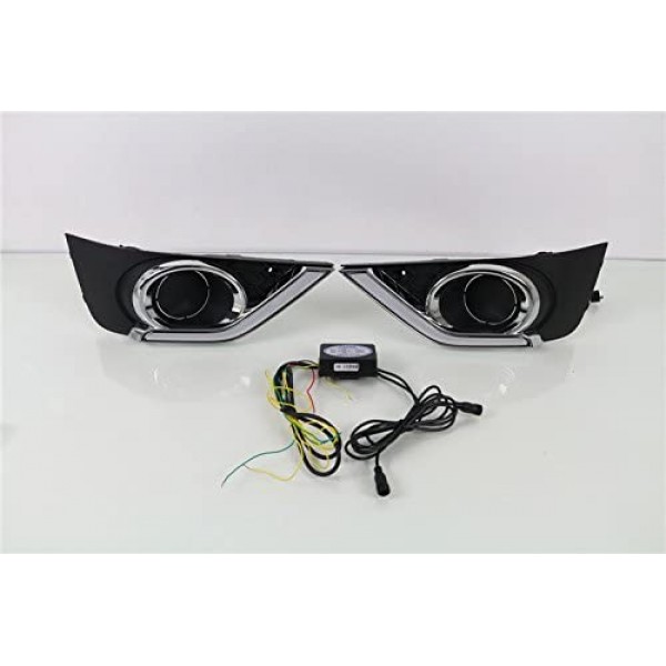  LED with yellow light DRL kit For Honda BRV BR-V 2015-2017