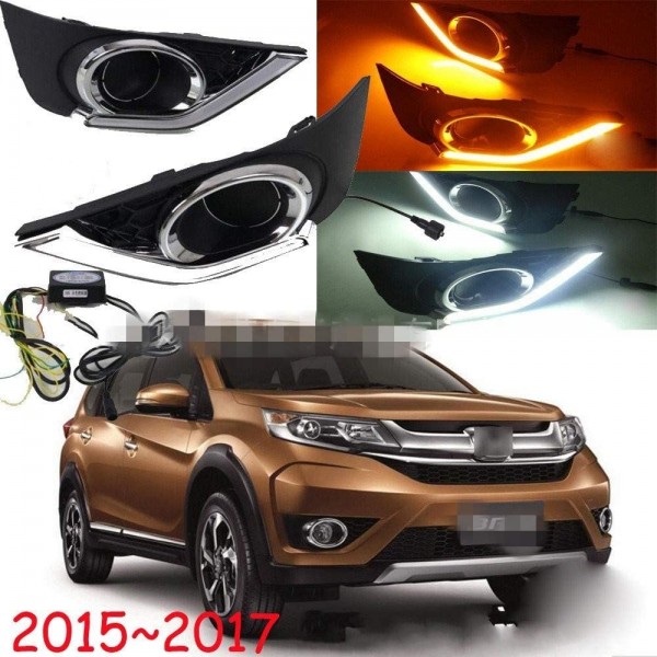  LED with yellow light DRL kit For Honda BRV BR-V 2015-2017