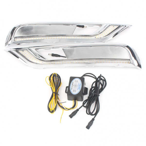 DRL LED Daytime Running Light Turn Signal Lamp Functions For Honda CR-V CRV 2015 2016