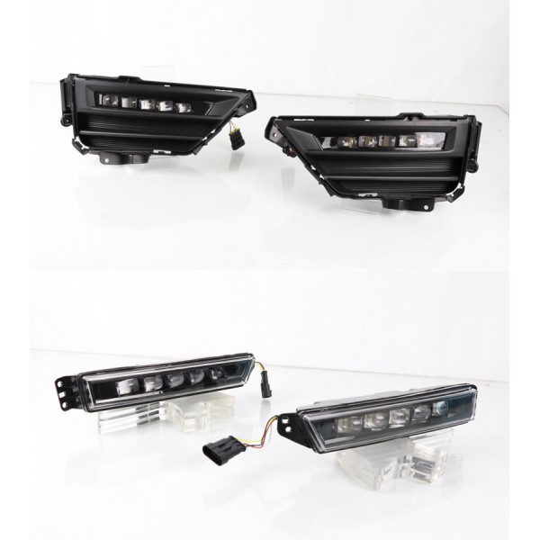 Dynamic Turn Signal Relay Waterproof Car DRL Lamp LED Daytime Running Light Fog lamp For Honda CRV CR-V 2020 2021