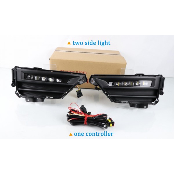 Dynamic Turn Signal Relay Waterproof Car DRL Lamp LED Daytime Running Light Fog lamp For Honda CRV CR-V 2020 2021