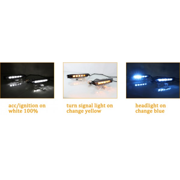 Dynamic Turn Signal Relay Waterproof Car DRL Lamp LED Daytime Running Light Fog lamp For Honda CRV CR-V 2020 2021