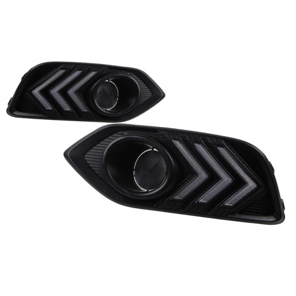 For Honda VEZEL HRV HR-V 2018 2019 2020 LED Daytime Running Lights DRL