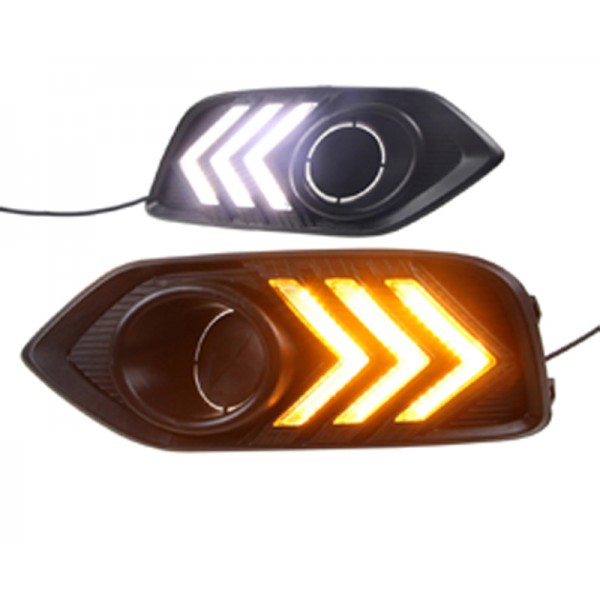 For Honda VEZEL HRV HR-V 2018 2019 2020 LED Daytime Running Lights DRL