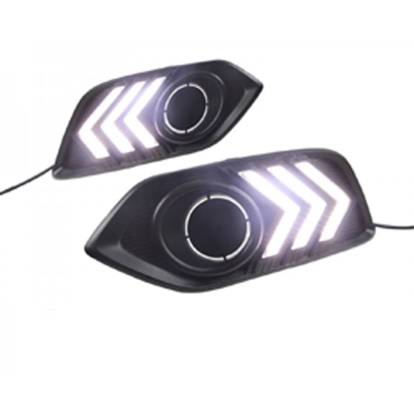 For Honda VEZEL HRV HR-V 2018 2019 2020 LED Daytime Running Lights DRL