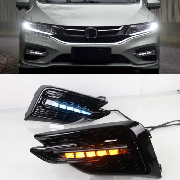 Car DRL LED Daytime Running Light For Honda Jade 2017-2018