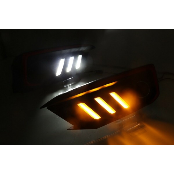 For Honda Civic 2019-2020 DRL LED Daytime Running Light With Turn Signal Lamp