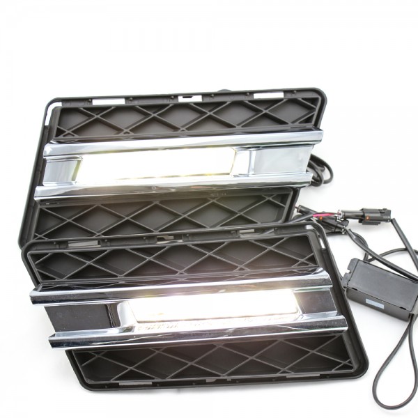 LED DRL Driving Daytime Running Day Fog Lamp Light For Benz GLK Class W204 GLK300 GLK350 GLK500 2008 - 2012