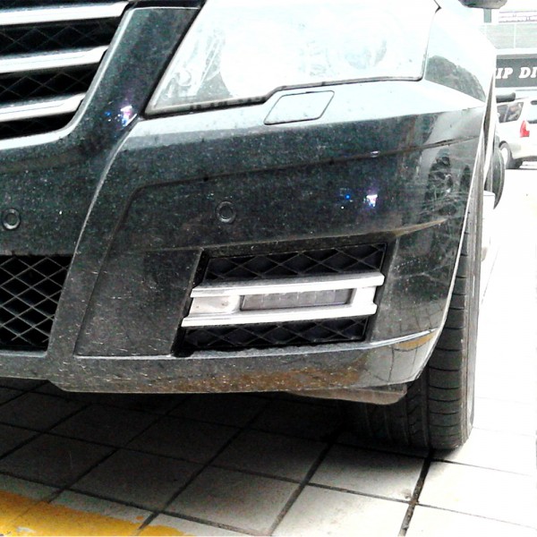 LED DRL Driving Daytime Running Day Fog Lamp Light For Benz GLK Class W204 GLK300 GLK350 GLK500 2008 - 2012