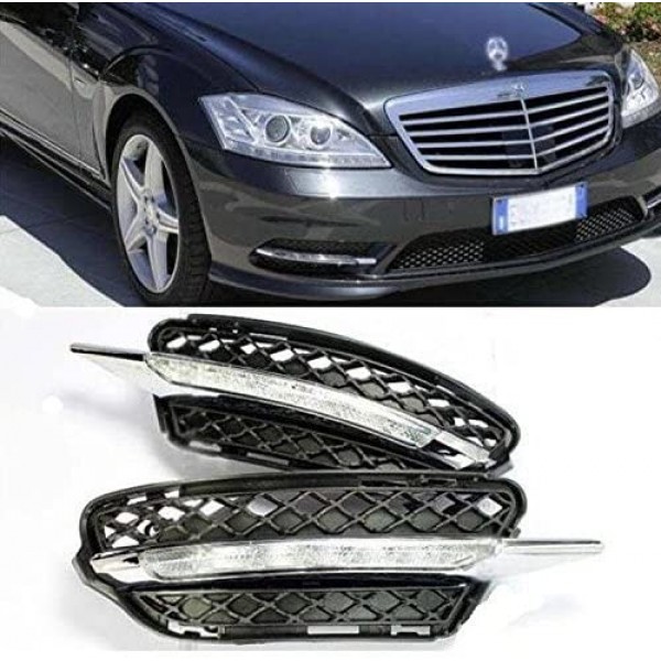Car LED DRL Daytime lamp kit For 2009-2012 Mercedes Benz w221 S350 S400 S450 S550 S600