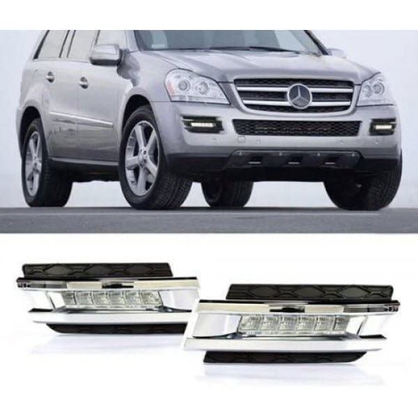 Car LED DRL Daytime lamp kit For 2006-2011 Mercedes-Benz W164 GL320 350 420 450 550