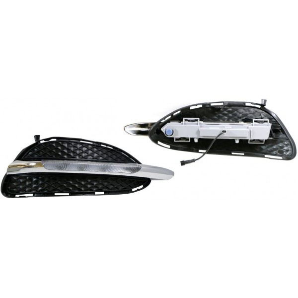 Car LED DRL Daytime lamp kit For Mercedes Benz W212 E-Class E180 E200 E260 E320 E400 2014 2015 