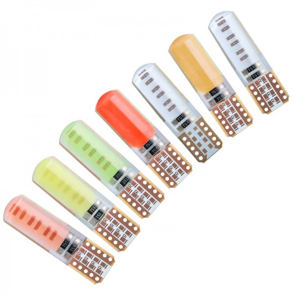  T10 cob 12 LED Silicone