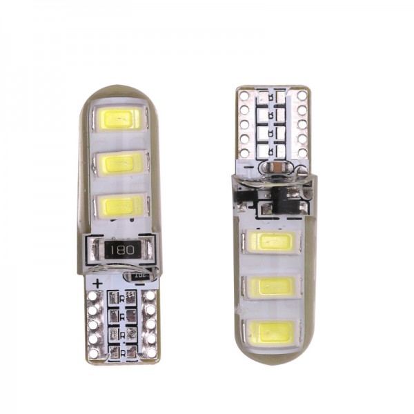 12v 5630 led t10 6smd silicone