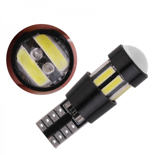  7020 10 SMD CANBUS LED T10 