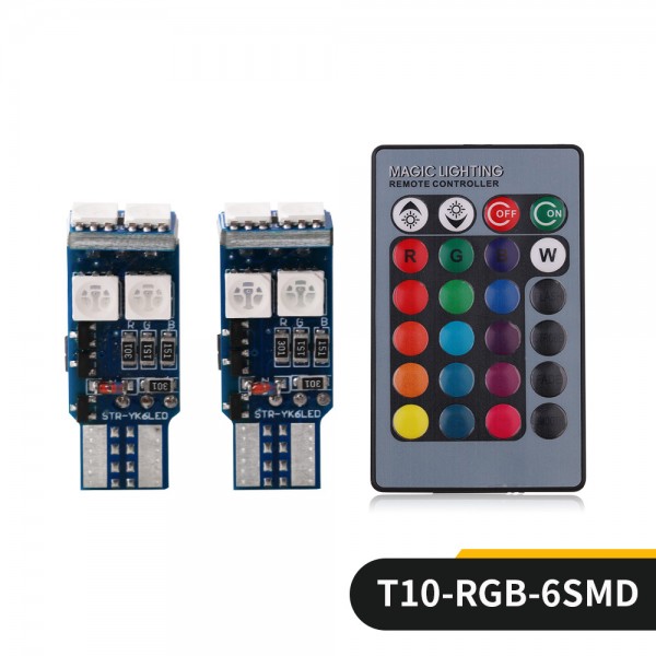  T10 5050 6SMD RGB