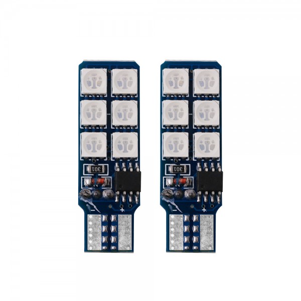 T10 5050 12SMD RGB with Remote Control 