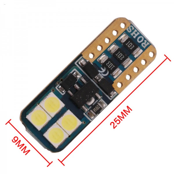 LED Bulb T10 3030 8SMD 