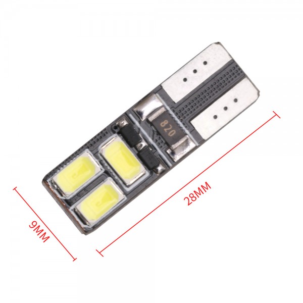  LED 6smd 5630 w5w t10 