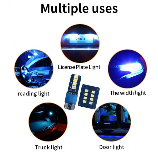  T10 W5W 2835 8 SMD