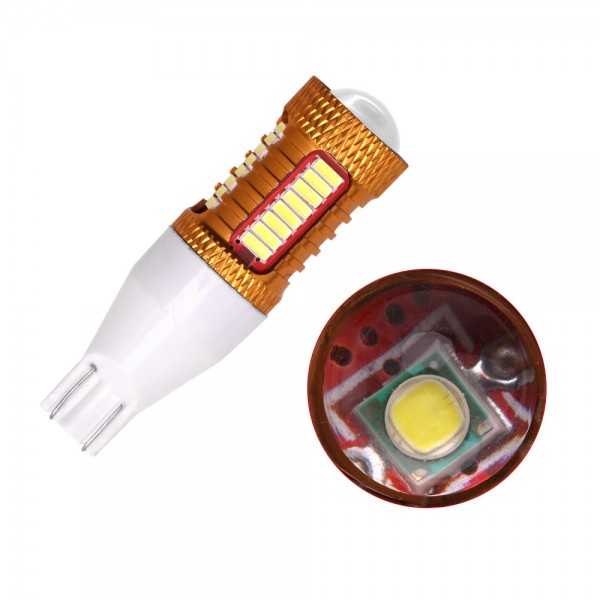 T15 921 4014 32 SMD LED With Lens 
