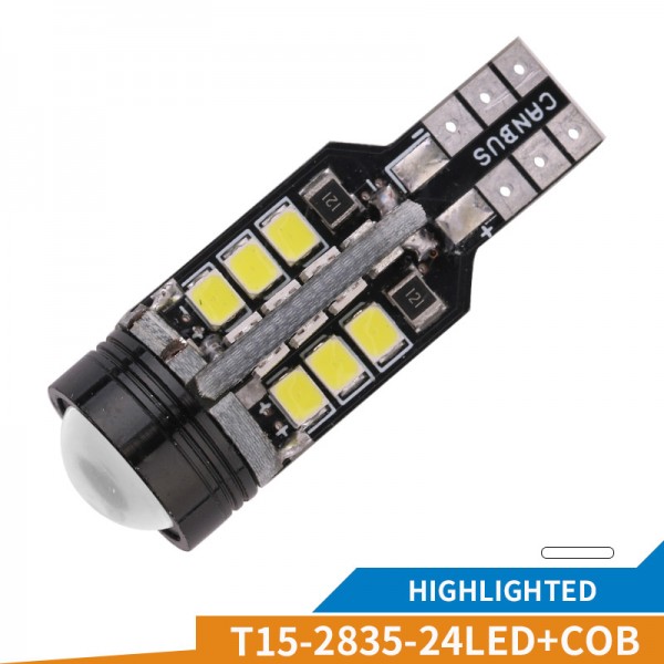 canbus T10 T15 24 LED WITH COB 9W LED bulb