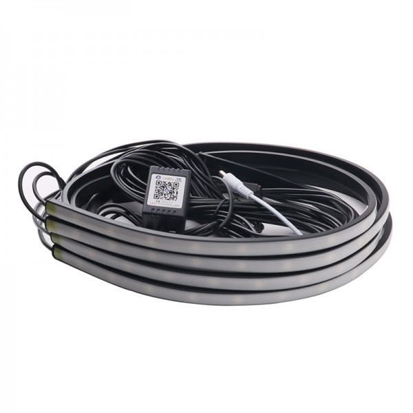  Music Control Car RGB LED Strip Lamp Kit