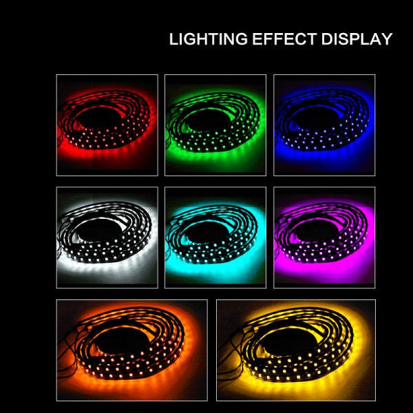  Music Control Car RGB LED Strip Lamp Kit