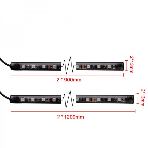 90cm 120cm 12V DC system Undercar Underbody Car Underglow Lights