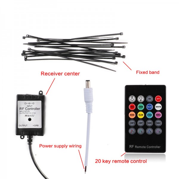 Car Atmosphere Underglow Chassis Light Kit 