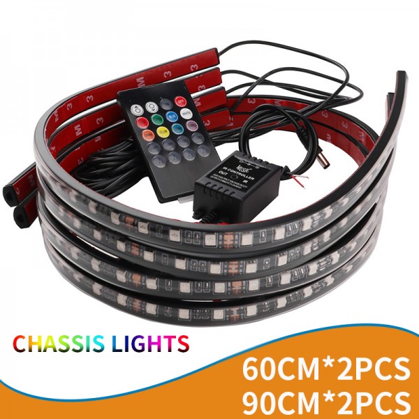 Neon Light Underglow with 4pcs RGB LED Strip