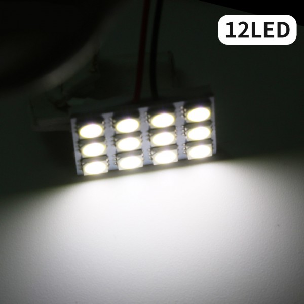 12SMD 5050 LED Auto Car Top Dome Light 