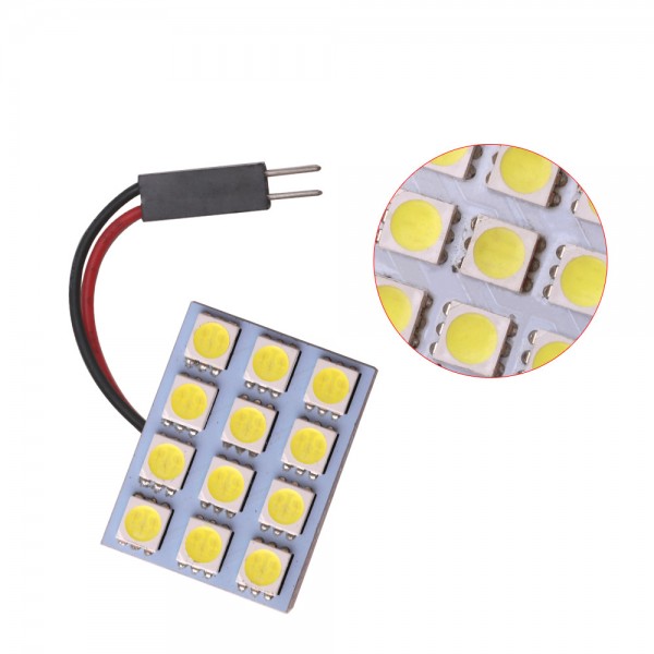 12SMD 5050 LED Auto Car Top Dome Light 