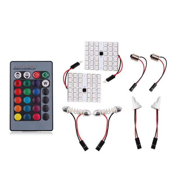 Car rgb 5050 36SMD Panel dome led Bulbs