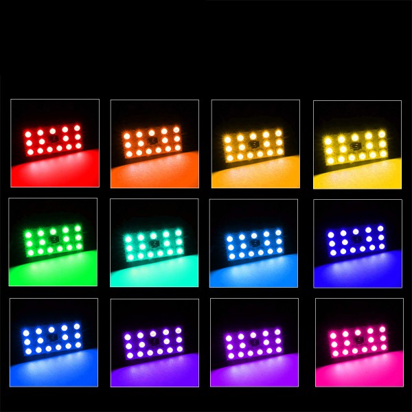 Car rgb 5050 36SMD Panel dome led Bulbs