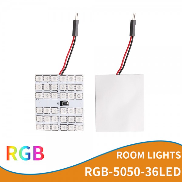 Car rgb 5050 36SMD Panel dome led Bulbs