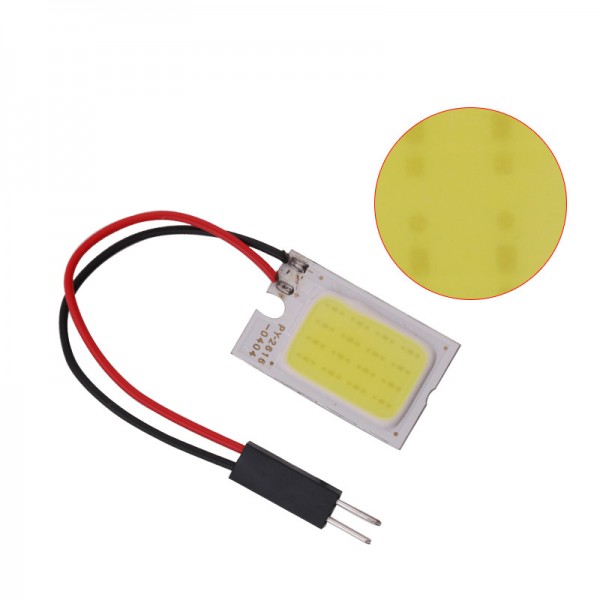 12v High Brightness COB LED Car Led Interior Dome Light With T10/BA9S/Festoon Adapters 