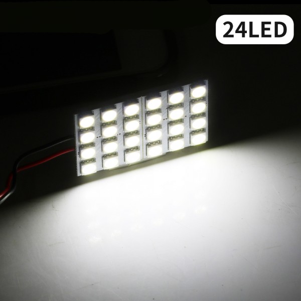 Festoon dome light 24SMD 5050 LED Bulb