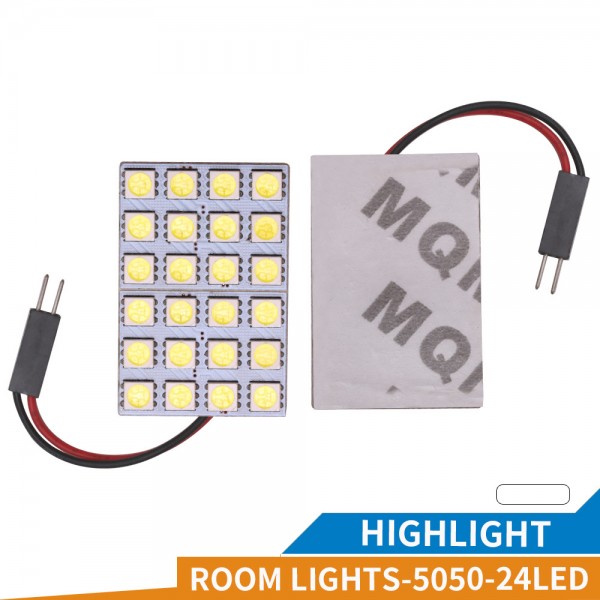 Festoon dome light 24SMD 5050 LED Bulb