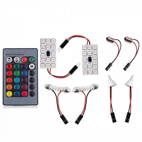 RGB 15 SMD  5050 LED Panel Bulbs