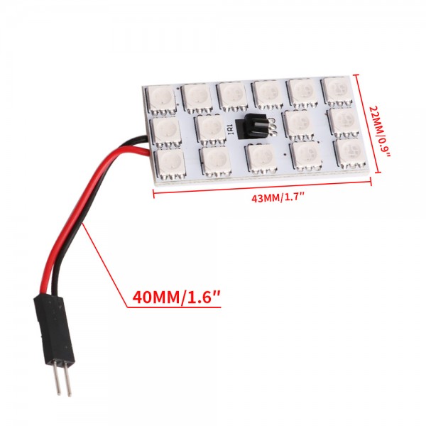 RGB 15 SMD  5050 LED Panel Bulbs