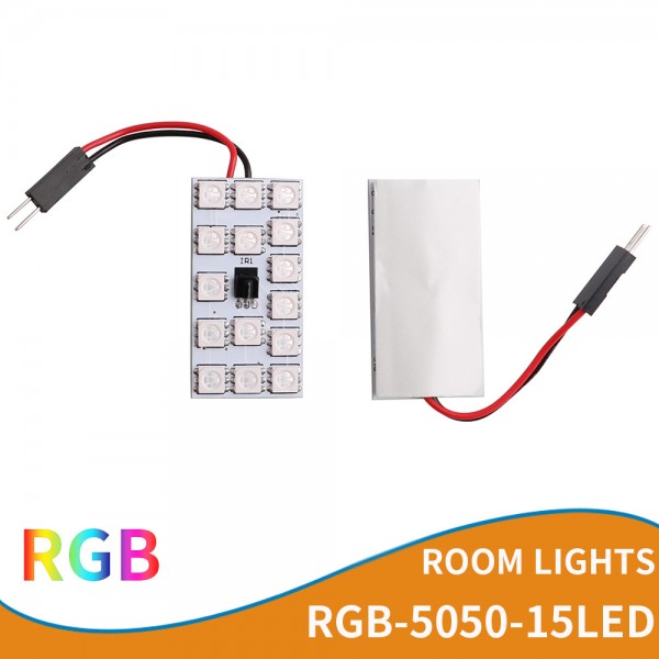 RGB 15 SMD  5050 LED Panel Bulbs