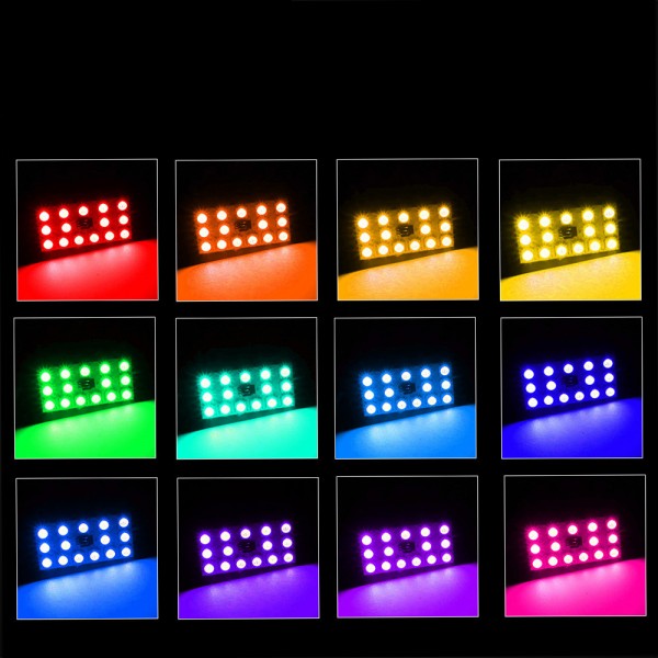 RGB 15 SMD  5050 LED Panel Bulbs