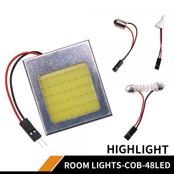 T10 COB dome panel light  48chips LED Bulbs
