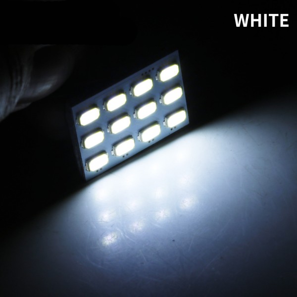 White 5630 12SMD LED Bulb Dome Panel Light 