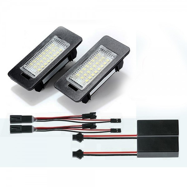 For Audi A1 A3 A4 S4 A5 S5 A6 A7 Q3 Q5 TT 8J RS5 Canbus White Car LED License Number Plate Light